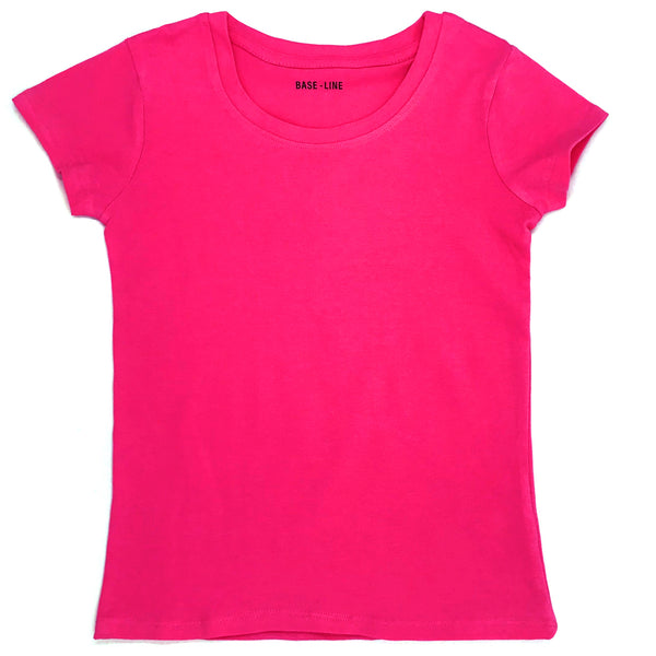 מארז 8 חולצות לייקרה צווארון עגול בנות