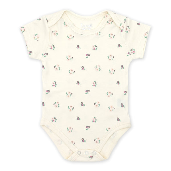 מארז 3 בגדי גוף ארנבת-חלק-פרחוני תינוקות בנות