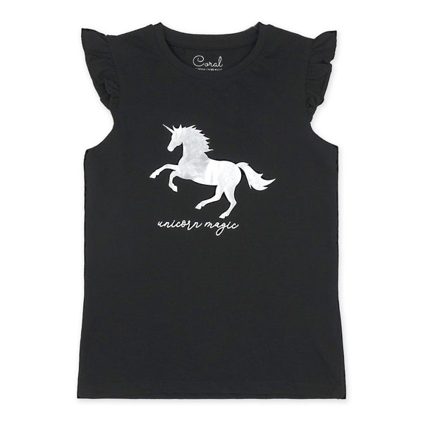 מארז 3 חולצות שונות בהדפסים כסופים בנות