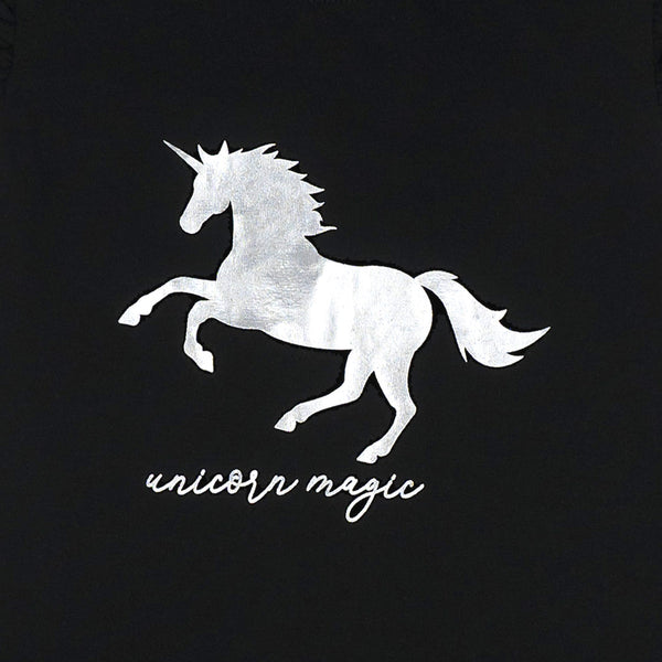 מארז 3 חולצות שונות בהדפסים כסופים בנות