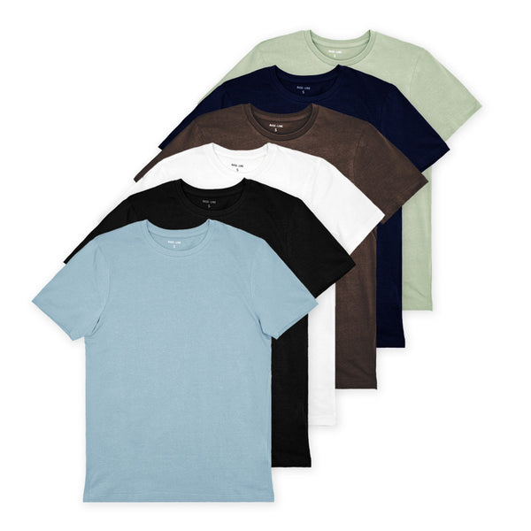 מארז 6 חולצות בגוונים שונים צווארון ניקי