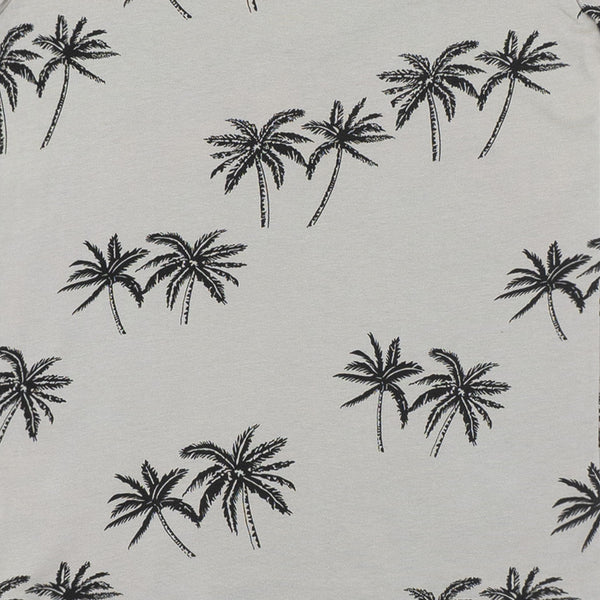 מארז 3 חולצות מודפסות לבן-טורקיז-אפור בנים