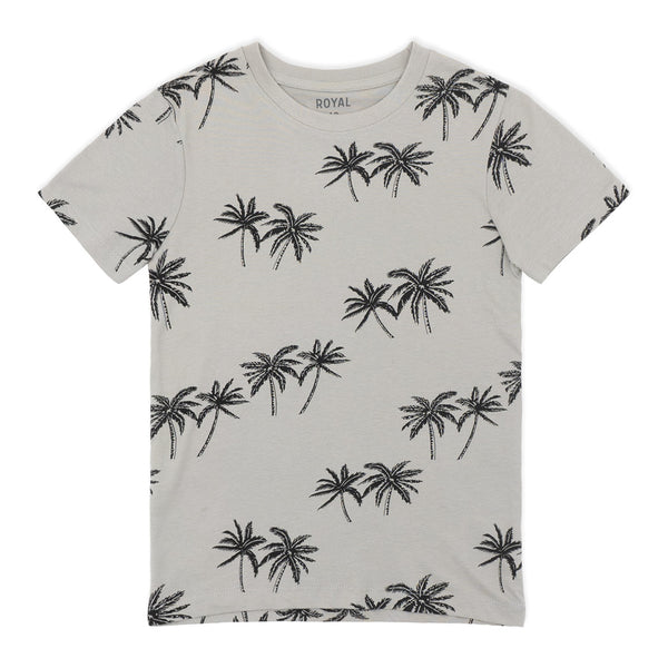 מארז 3 חולצות מודפסות לבן-טורקיז-אפור בנים