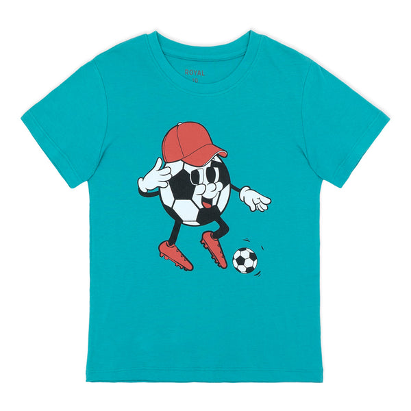 מארז 3 חולצות מודפסות לבן-טורקיז-אפור בנים