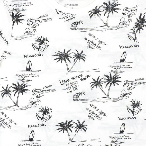 מארז 2 חליפות בהדפסי דקלים בנים