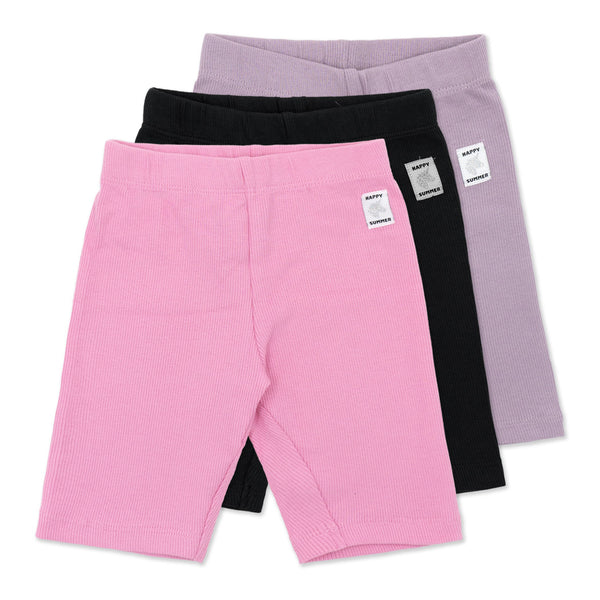 מארז 3 טייץ ברך ריב ורוד-סגול-שחור