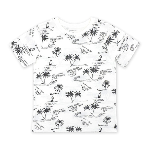 זוג חליפות הדפסי דקלים Endless Summer תינוקות בנים