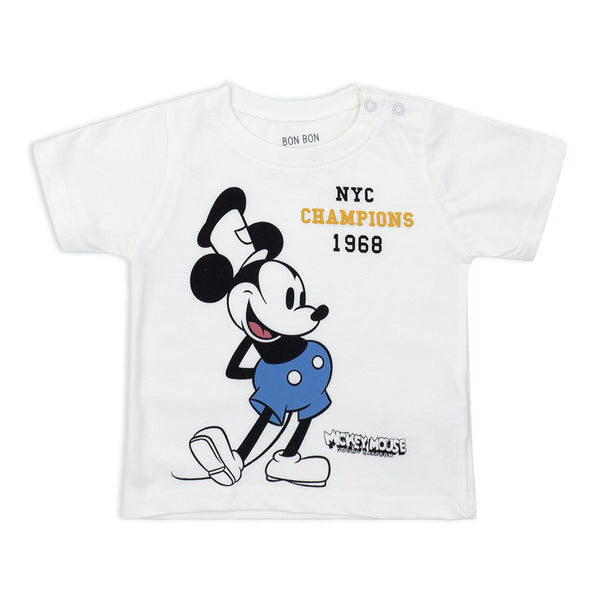 זוג חליפות מיקי מאוס כחול-שחור-לבן תינוקות בנים