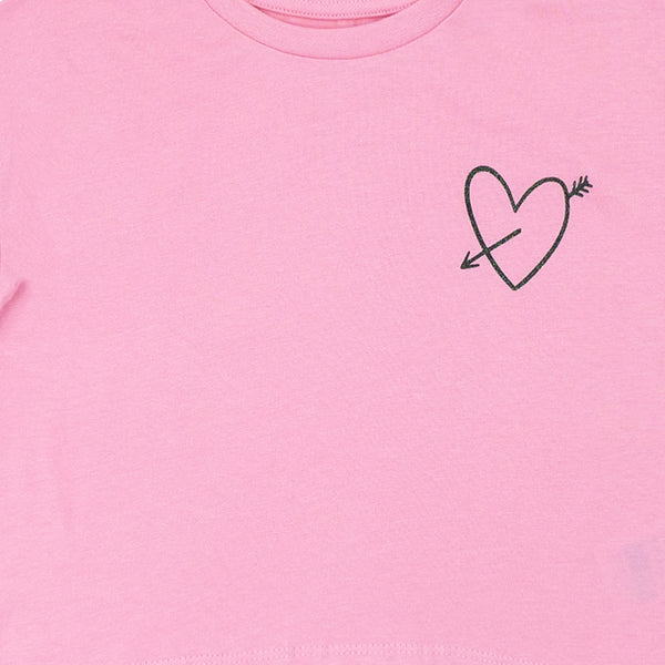 מארז 3 חולצות ורוד-קרם-פלדה בנות