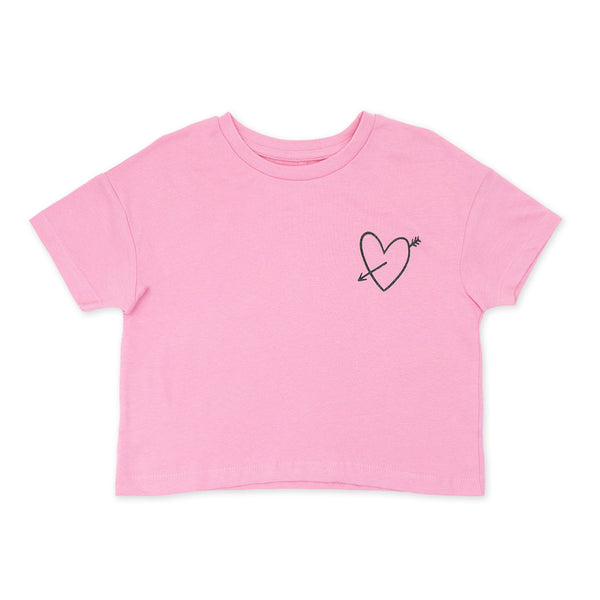 מארז 3 חולצות ורוד-קרם-פלדה בנות