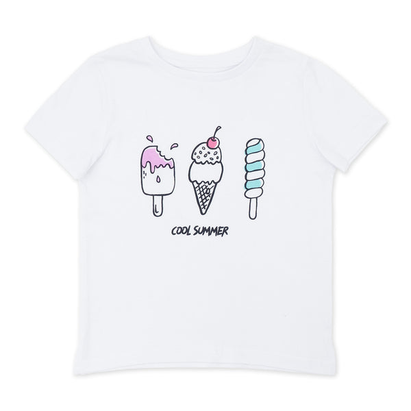 מארז 3 חולצות עם שליץ מנטה-לבן-ורוד בנות