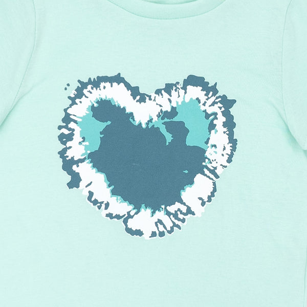 מארז 3 חולצות עם שליץ מנטה-לבן-ורוד בנות