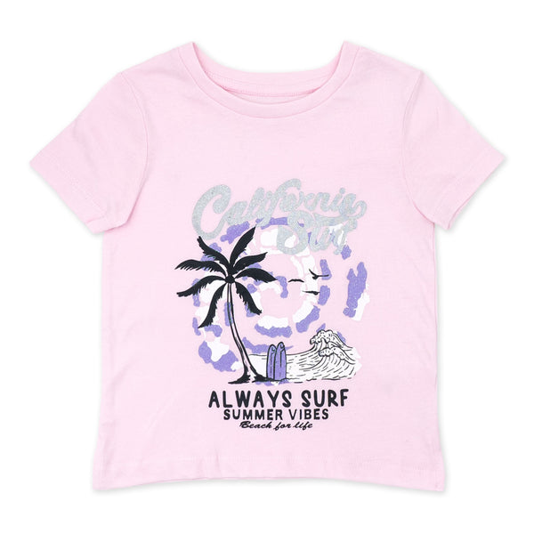 מארז 3 חולצות עם שליץ מנטה-לבן-ורוד בנות