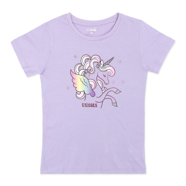 מארז 2 חליפות הדפסי חד-קרן בנות