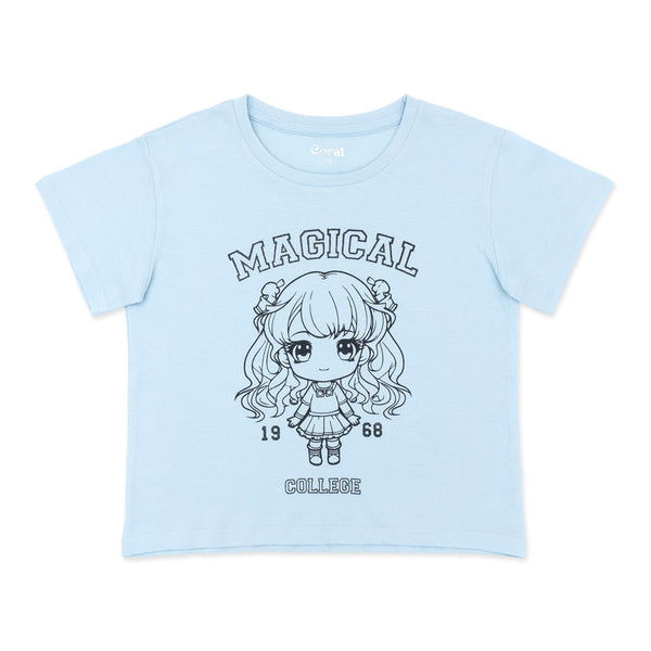 מארז 2 חליפות תכלת-שחור-לבן בנות