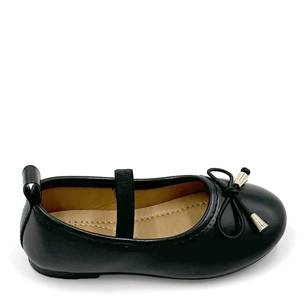 נעלי בובה עם פפיון ורצועת אחיזה בנות ופעוטות