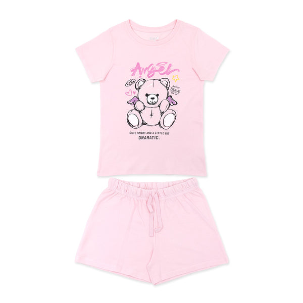 מארז 2 חליפות הדפסי גרפיטי ודובי בנות