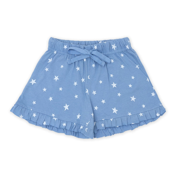 זוג פיג'מות עם הדפסי פיה וכוכבים בנות