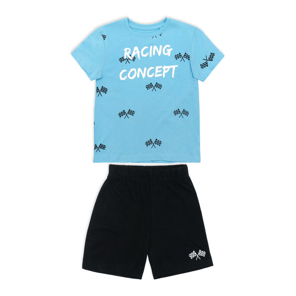 זוג פיג'מות מודפסות