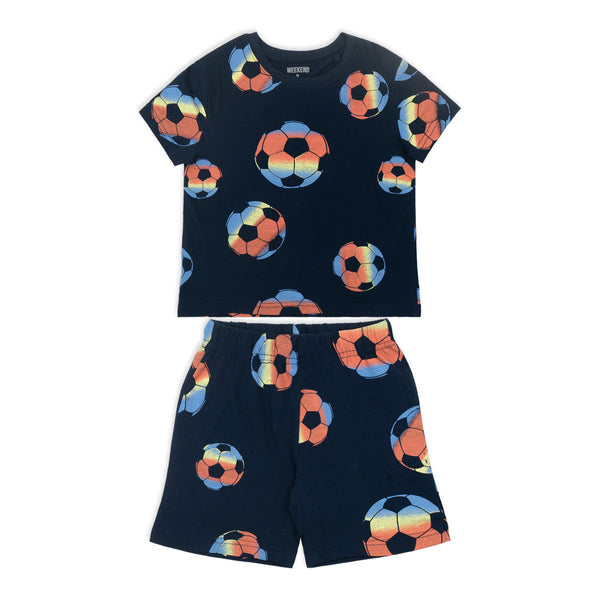 זוג פיג'מות מודפסות