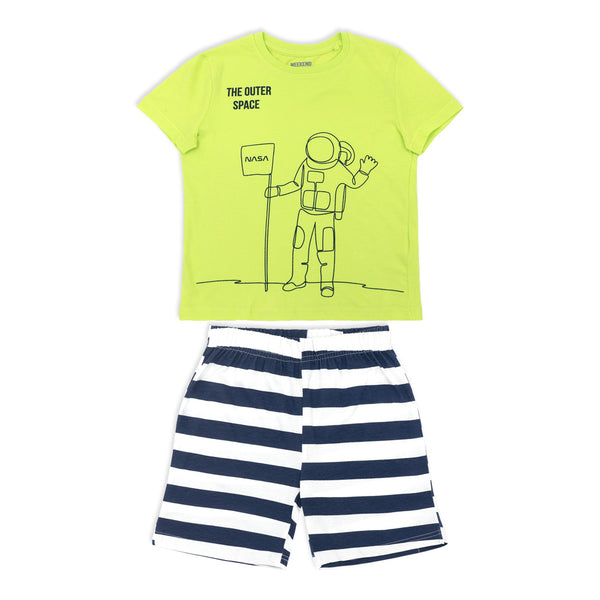 זוג פיג'מות מודפסות