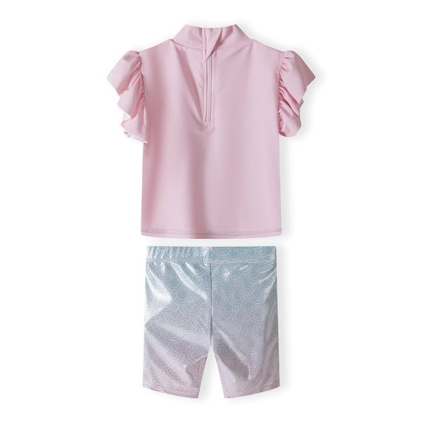 חליפת שחיה בשני חלקים עם אפליקציה מינוטי בנות