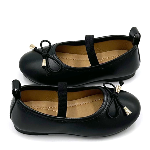 נעלי בובה עם פפיון ורצועת אחיזה בנות ופעוטות