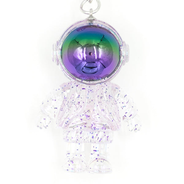 מחזיק מפתחות אסטרונאוט שקוף