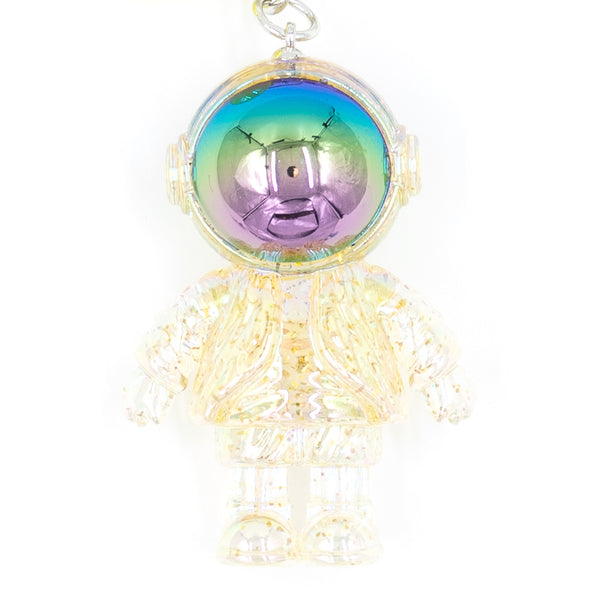 מחזיק מפתחות אסטרונאוט שקוף