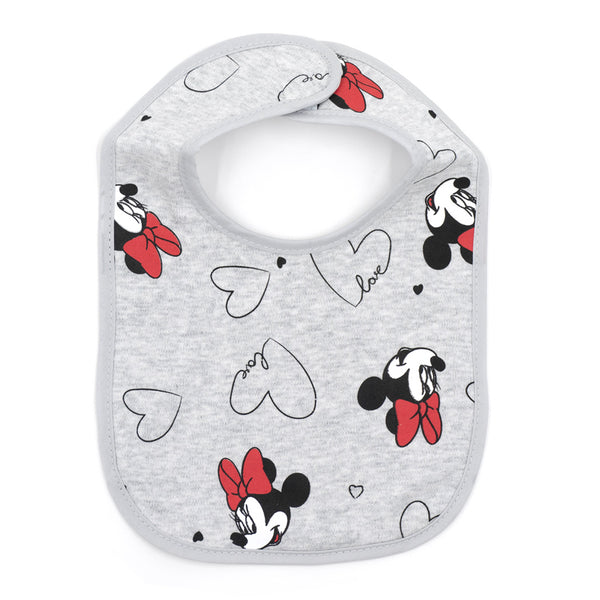 שלושה סינרי אוכל מיני מאוס לתינוקת