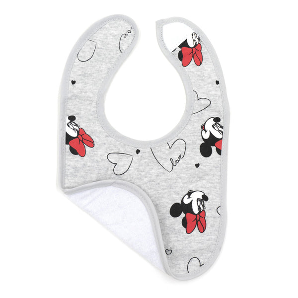 שלושה סינרי אוכל מיני מאוס לתינוקת