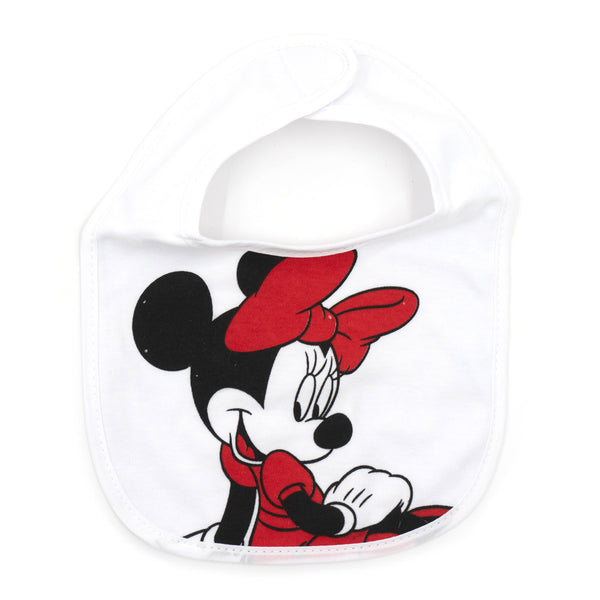 שלושה סינרי אוכל מיני מאוס לתינוקת