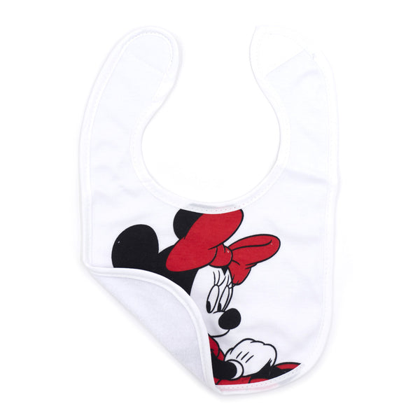 שלושה סינרי אוכל מיני מאוס לתינוקת