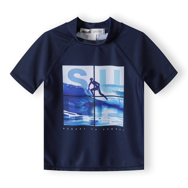 חולצת שחייה כחולה מינוטי Surf בנים