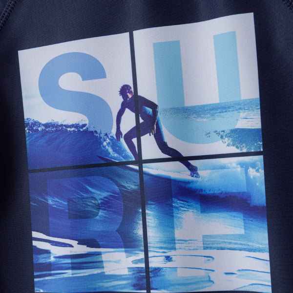 חולצת שחייה כחולה מינוטי Surf בנים