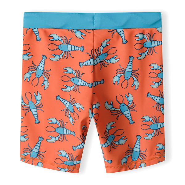 חליפת שחייה בשני חלקים הדפס לובסטר בנים