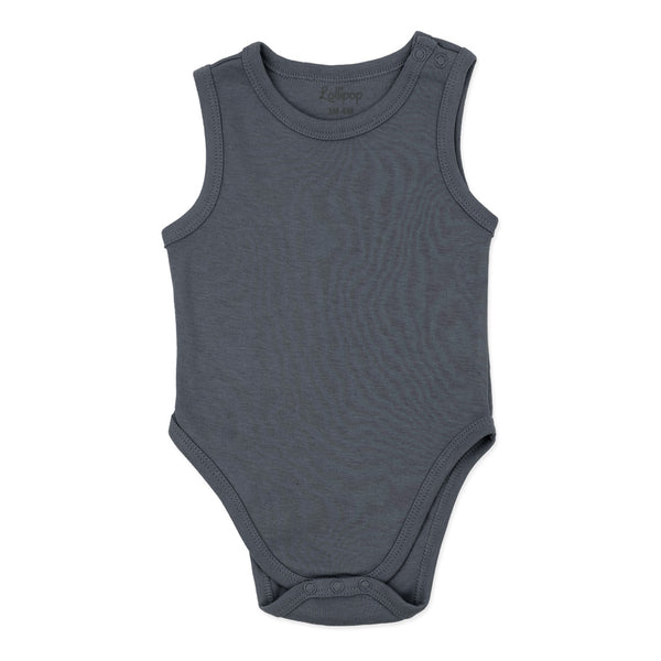 מארז 3 בגדי גוף חום-פלדה-כאמל תינוקות בנים