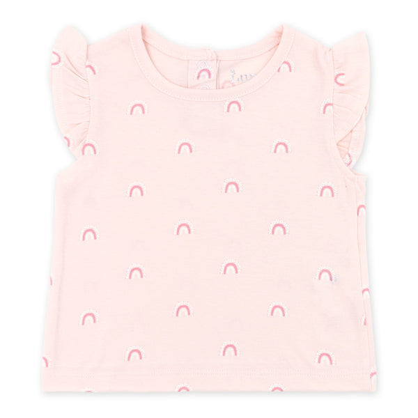 מארז 3 חולצות סגול-לבן-אפרסק תינוקות בנות