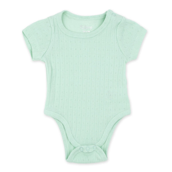 מארז 3 בגדי גוף שחור-מנטה-אפרסק תינוקות בנות