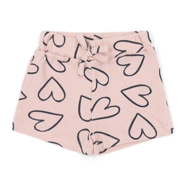 שתי פיג'מות ופל לבבות וסמיילי תינוקות ופעוטות בנות