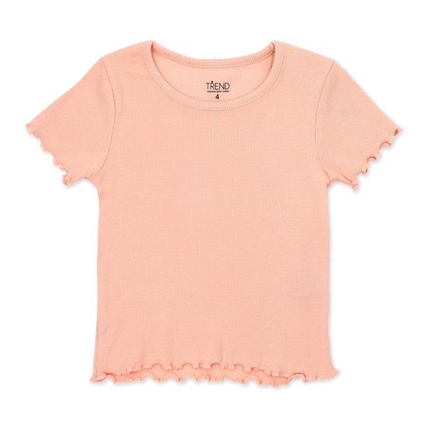 מארז 3 חולצות ריב עם סלסול חסה בנות