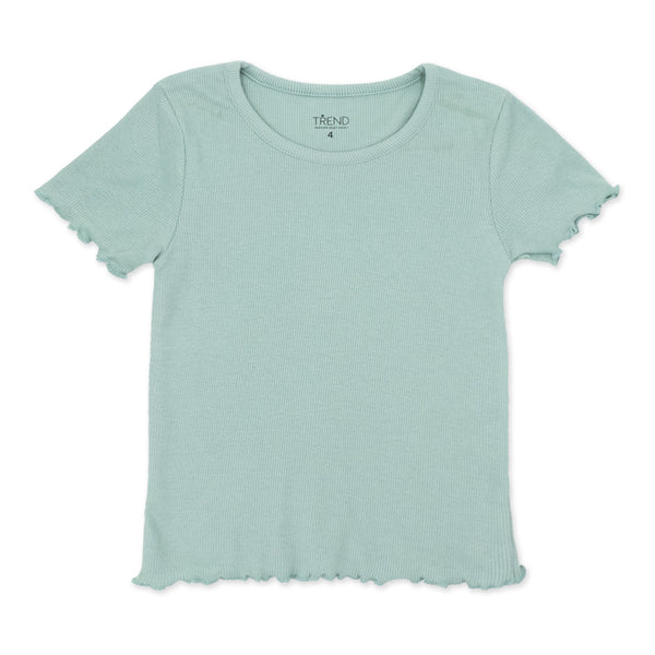 מארז 3 חולצות ריב עם סלסול חסה בנות