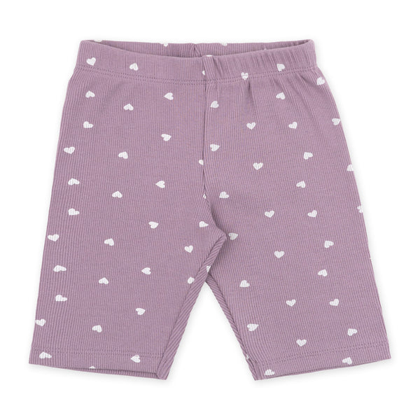 זוג חליפות גופיה בד ריב לבבות וחד קרן בנות