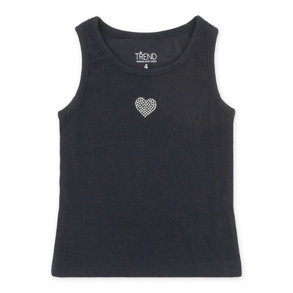 זוג חליפות גופיה בד ריב ורוד אפליקציה ורקמה בנות