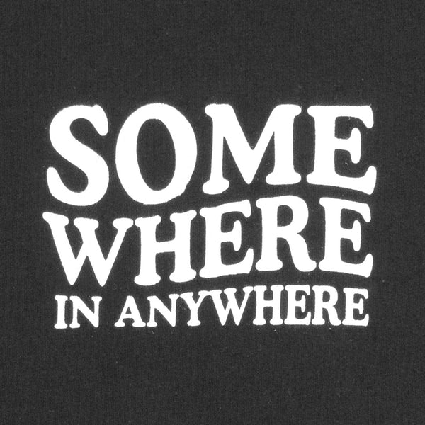 חולצה שחורה מודפסת Somewhere In Anywhere בנות