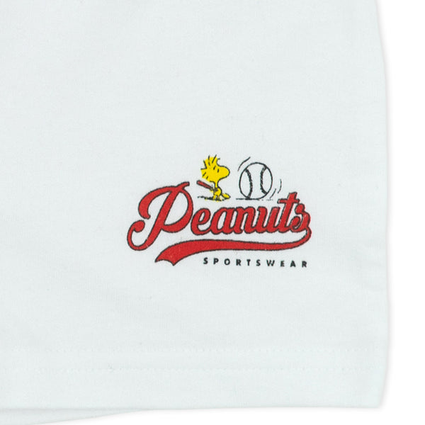 מכנס פרנץ' טרי Peanuts עם דמות וודסטוק רקומה בנות 10-18