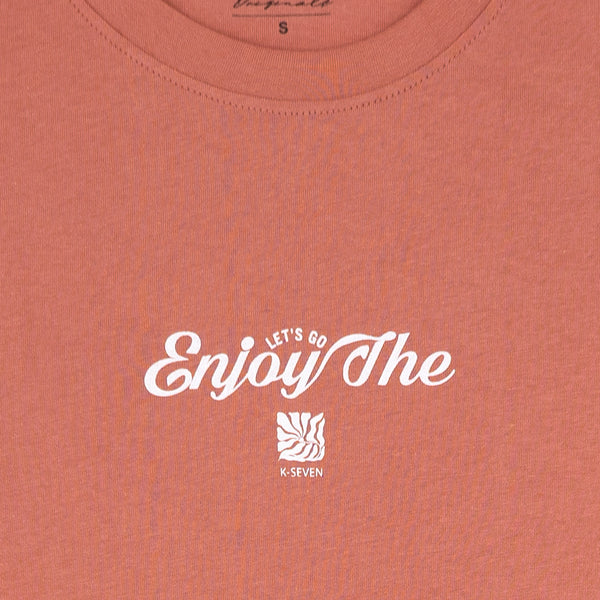 חולצה מודפסת דו צדדית Enjoy גברים