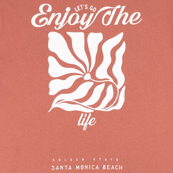 חולצה מודפסת דו צדדית Enjoy גברים