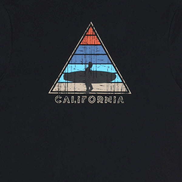 חולצה מודפסת דו צדדית California גברים S-XXL