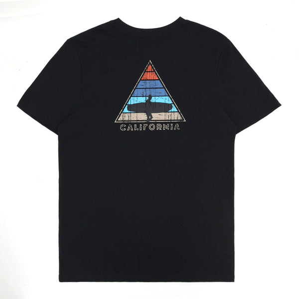 חולצה מודפסת דו צדדית California גברים S-XXL